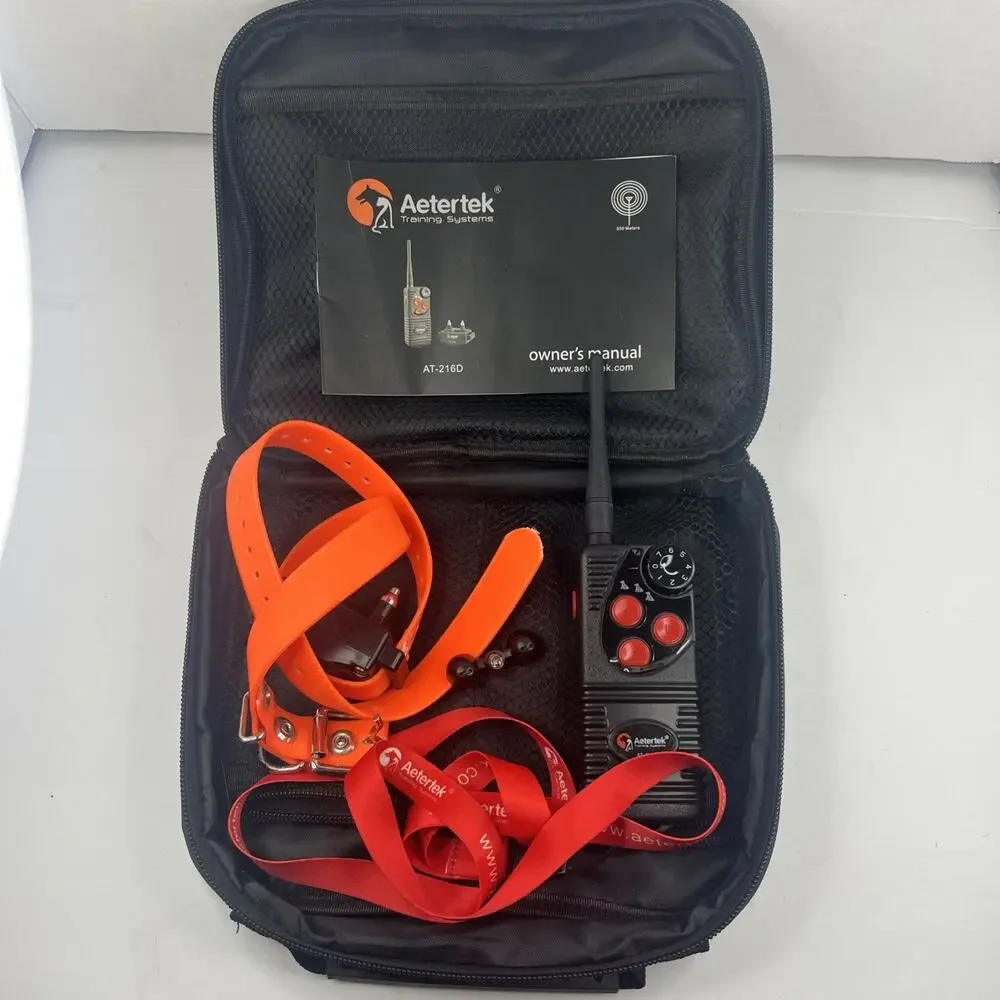 TLC Aetertek AT-216 Dog Shock Training Collar & Remote Waterproof No Charger